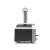 Futuro 2 Pizze Silver Black - Hybrid fueled Pizza Oven