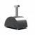Alfa Forni Moderno 2 Pizza Grey Hybrid pizza oven using gas and wood.