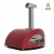 Moderno 5 Pizze Red - Wood Fueled Pizza Oven