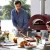 Moderno 3 Pizze Red - Hybrid Fueled Pizza Oven