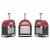 Moderno 3 Pizze Red - Hybrid Fueled Pizza Oven