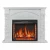 Artiflame Alioth AF28S Electric Fireplace - White