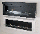 Large Black Bio Ethanol Fireplace