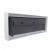 Large White Bio Fireplace for Wall Mounting