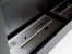 Super simple and sleek black bioethanol fireplace for wall mounting
