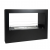 ScandiFlames Lansing L - Black Bioethanol Fireplace