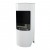Montgomery White open free-standing bioethanol fireplace in wood stove design