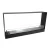 Tunnel bio fireplace to build into a narrow wall