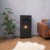 Jackson Ethanol stove in square design