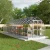 Bella 8×24 ft. Greenhouse by Canopia with twin-wall polycarbonate panels and silver aluminium frame