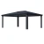Canopia Dallas 12×16 ft. gazebo with opaque roof and anthracite frame