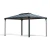 Canopia Martinique 10×14 ft. gazebo with anthracite frame and polycarbonate roof