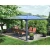 Canopia Martinique 10×14 ft. gazebo with anthracite frame and polycarbonate roof