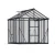 Glory 8 ft. x 8 ft. Greenhouse Kit - Grey Structure & Multiwall Panels