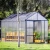 Canopia Glory 8×12 ft. greenhouse with grey aluminium frame and twin-wall polycarbonate panels, shown on white background