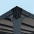 Canopia Milano 10×14 ft. gazebo with flat roof and anthracite frame