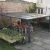 Canopia Milano 10×14 ft. gazebo with flat roof and anthracite frame