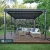 Canopia Milano 10×14 ft. gazebo with flat roof and anthracite frame