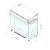 Faber e-MatriX Mood 800-500 III Three-sided Water Vapour Fireplace