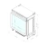 Faber e-MatriX Mood 800-650 I Water Vapour Fireplace