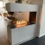 Foco Room Divider 1000 bioethanol fireplace with three-sided flame view.