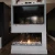 Foco Room Divider 1200 bioethanol fireplace with a three-sided flame view.
