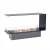 Foco Room Divider 1200 bioethanol fireplace with a three-sided flame view.
