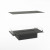 Foco Four 800 hybrid fireplace for built-in installation