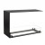 Foco Room Divider 800 Medium built-in bioethanol fireplace with 3-sided flame view and black powder-coated finish