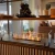 Foco Four 800 hybrid fireplace for built-in installation
