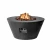Happy Cocooning Cone Gas Fireplace Fire Table in the colour black