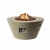 Happy Cocooning Cone Gas Fireplace Fire Table in the colour taupe