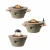 Happy Cocooning Cone Gas Fireplace Fire Table in the colour taupe
