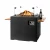 Lounge & Dining Square Gas Fire Table - Black