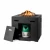 Lounge & Dining Square Gas Fire Table - Black