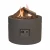 Happy Cocooning Anthracite Round Gas Fireplace Fire Table