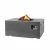 Happy Cocooning Rectangular Gas Fire Table Anthracite