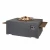 Happy Cocooning Rectangular Gas Fire Table Anthracite