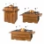 Teak Wood Side Table for Happy Cocooning Gas Fire Tables - 2 pieces.