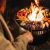 Grill plate for Höfats Moon 45 outdoor smokeless fire pit.
