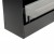 One-sided built-in fireplace insert 