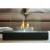 Black freestanding tabletop sized bio fireplace