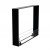 Foco Two 600 Ultra Slim - See-through built-in bioethanol fireplace with tempered glass panels