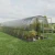 Baumera Baltic LT arched greenhouse with galvanised omega frame and polycarbonate glazing