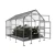 Baumera KLASIKA Bernard greenhouse with galvanised steel frame and twin-wall polycarbonate panels