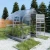 Baumera KLASIKA Drop teardrop greenhouse with galvanised frame and polycarbonate panels
