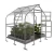 Baumera KLASIKA Drop teardrop greenhouse with galvanised frame and polycarbonate panels