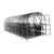 Baumera KLASIKA Arkinis greenhouse with arched galvanised frame and polycarbonate panels