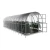 Baumera KLASIKA Arkinis greenhouse with arched galvanised frame and polycarbonate panels