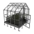 Baumera KLASIKA House greenhouse with pitched galvanised frame and 6 mm polycarbonate panels